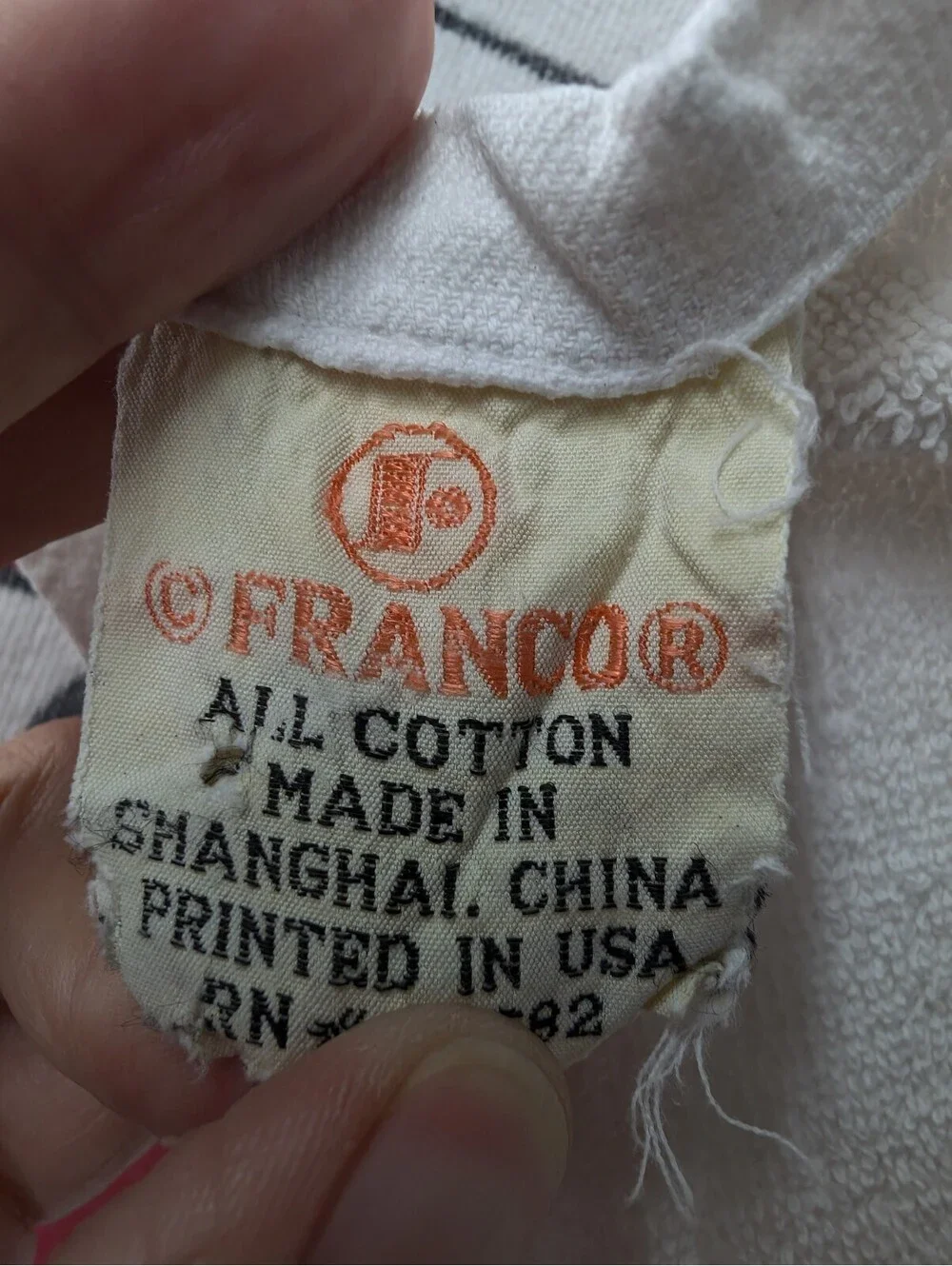 Vintage Franco Disney 101 Dalmatians Towel Y2K